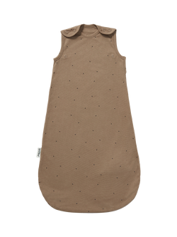 The Little Green Sheep Rice Baby Sleeping Bag, 1 Tog, 6-18 Months, Cocoa Rice Print