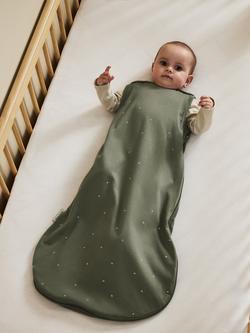 The Little Green Sheep Rice Baby Sleeping Bag, 1 Tog, 6-18 Months - view 2, Juniper Rice Print