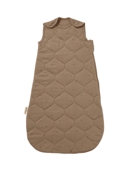 The Little Green Sheep Rice Baby Sleeping Bag, 2.5 Tog, 6-18 Months, Cocoa Rice Print