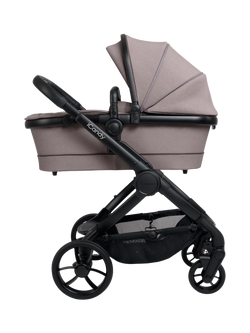 iCandy Peach 7 Pushchair, Carrycot & Accessories with Cocoon Car Seat and Base Travel Bundle, Porcini - view 2, Porcini
