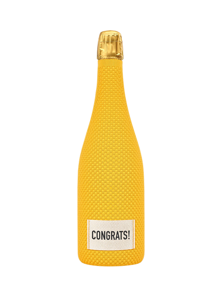 Veuve Clicquot Yellow Label Brut Champagne with Congratulations Sleeve, 75cl, Multi Multi
