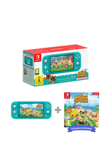 Nintendo Switch Lite Handheld Console with Animal Crossing: New Horizons, Turquoise