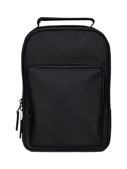 Rains Large Book Daypack Backpack, 01 Black
