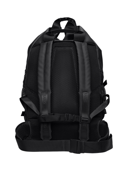 Rains Trail Mountaineer Roll-Top Backpack, 01 Black - view 2, 01 Black