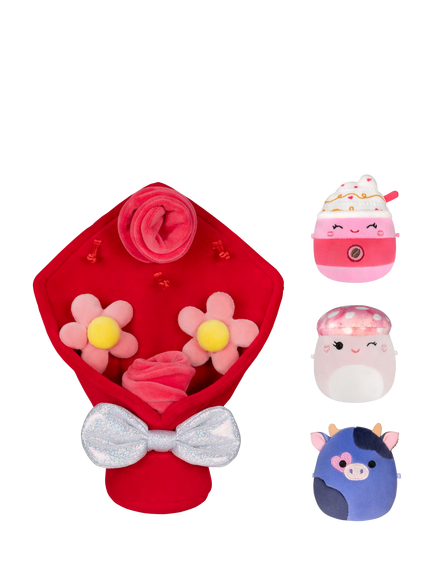 Micromallows Valentine's Day Bouquet with 3 Micromallows, Multi