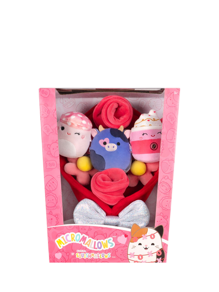 Micromallows Valentine's Day Bouquet with 3 Micromallows - view 2, Multi
