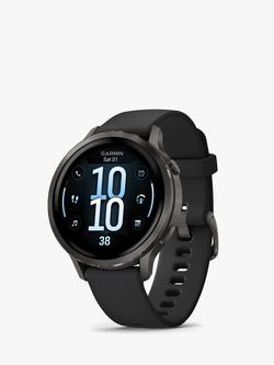 Garmin Venu 4 GPS Smartwatch, Slate/Black