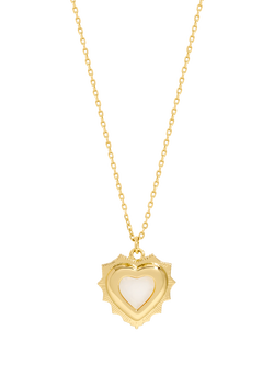 Jon Richard Birthstone Heart Pendant, June