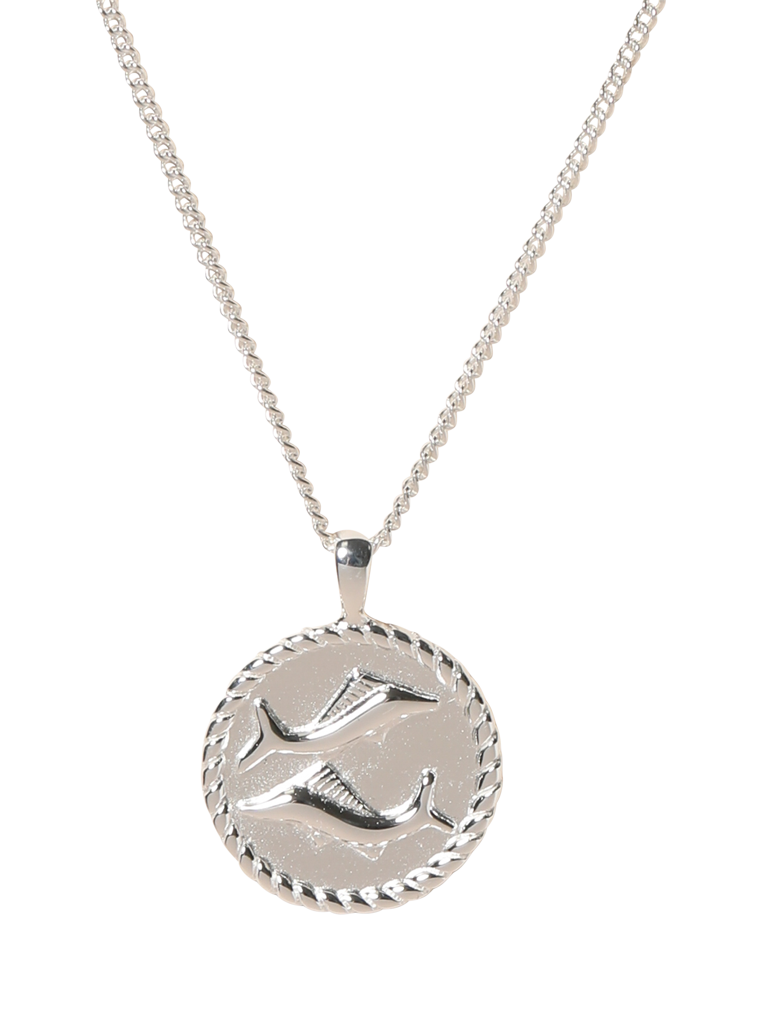 Product image 2 of 2, which shows Simply Silver Zodiac Pendant, Pisces