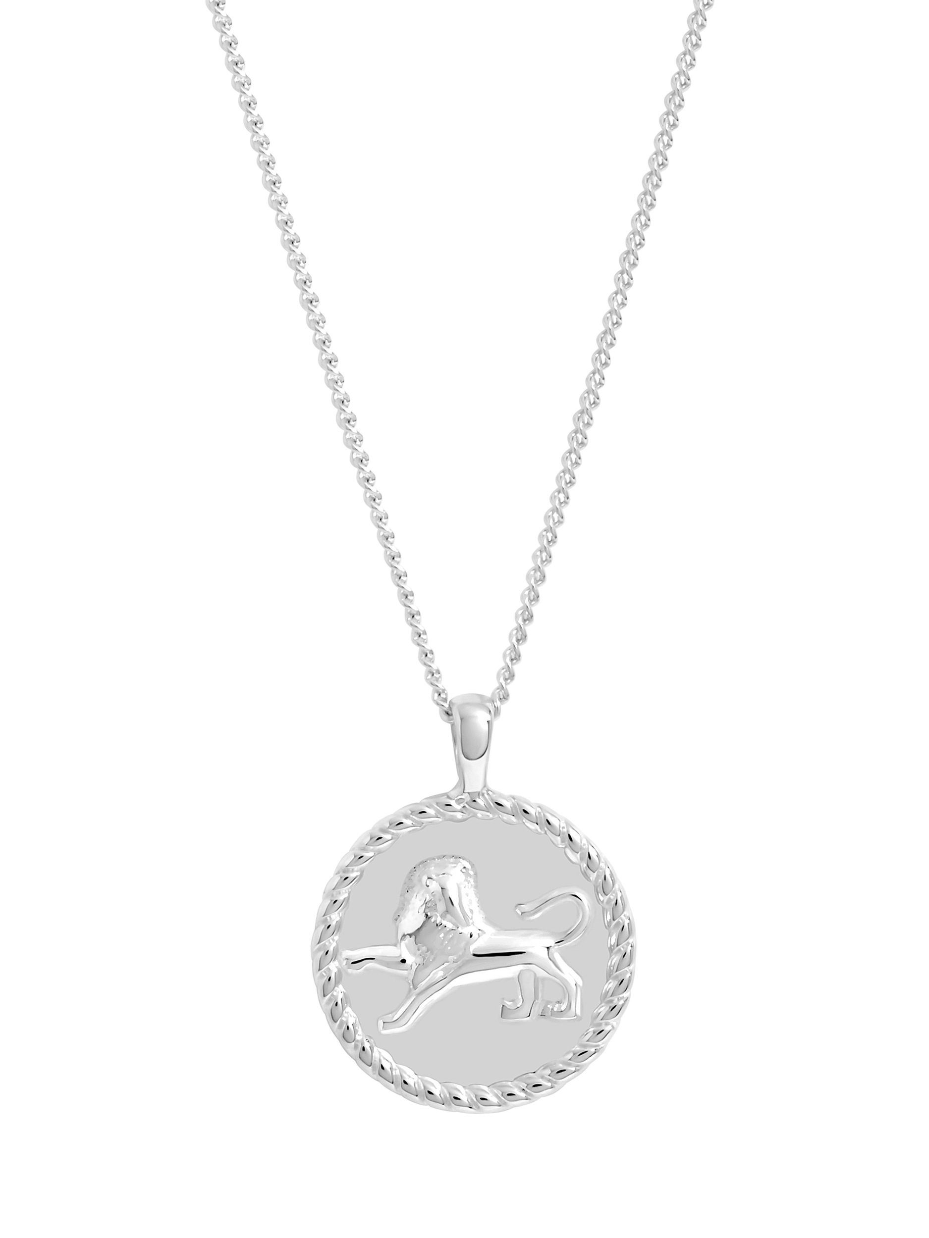 Product image 1 of 2, which shows Simply Silver Zodiac Pendant, Virgo