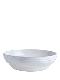 Neptune Bowsley Ceramic Salad Bowl, 30cm, White, White