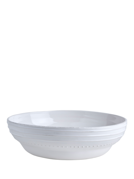 Neptune Bowsley Ceramic Salad Bowl, 30cm, White, White
