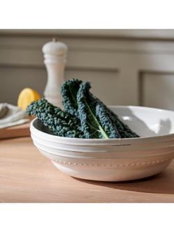 Neptune Bowsley Ceramic Salad Bowl, 30cm, White - view 2, White