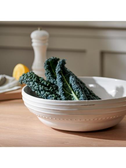 Neptune Bowsley Ceramic Salad Bowl, 30cm, White - view 2, White
