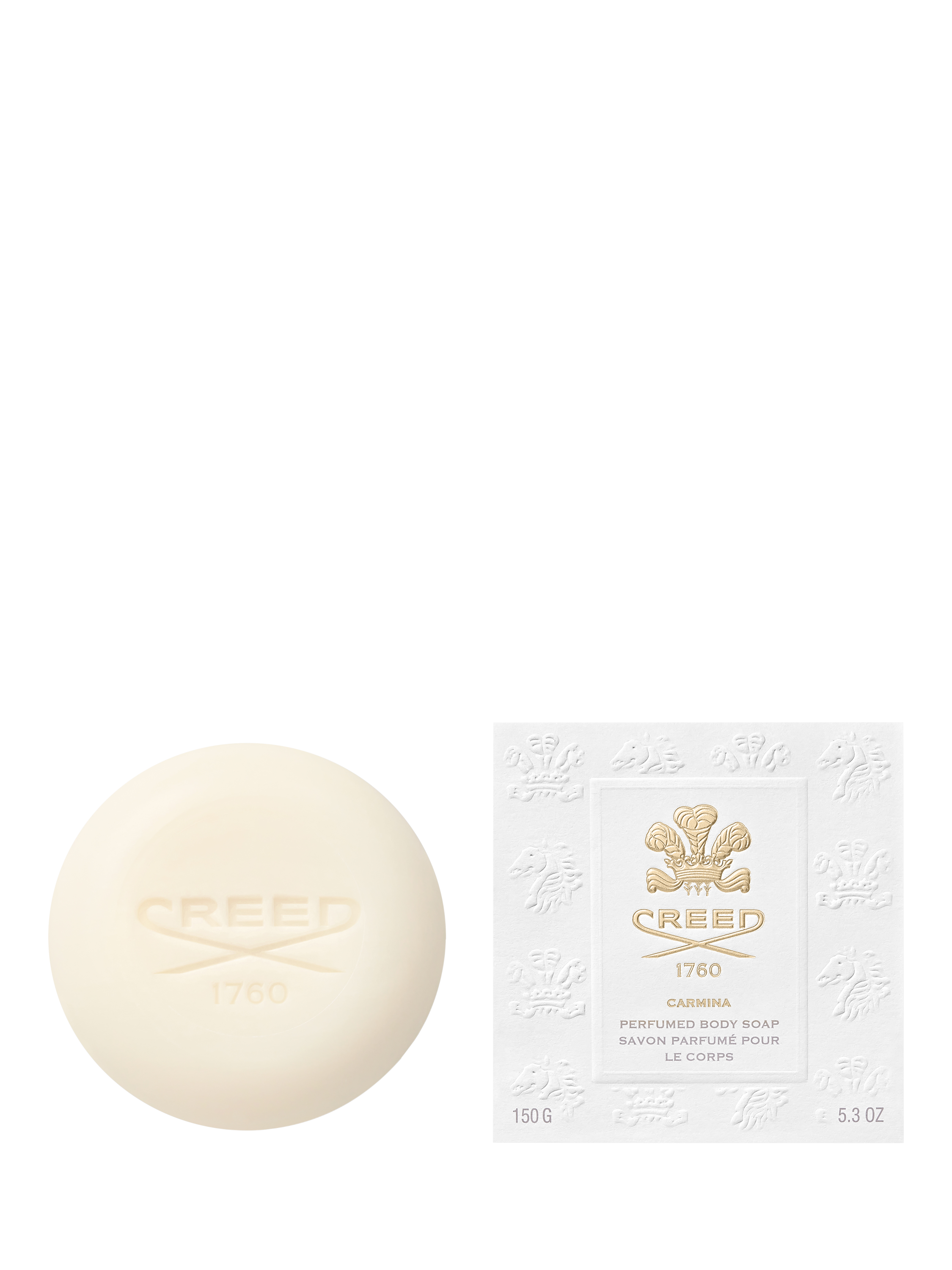 Product image 3 of 5, which shows CREED Carmina Perfumed Soap, 150g