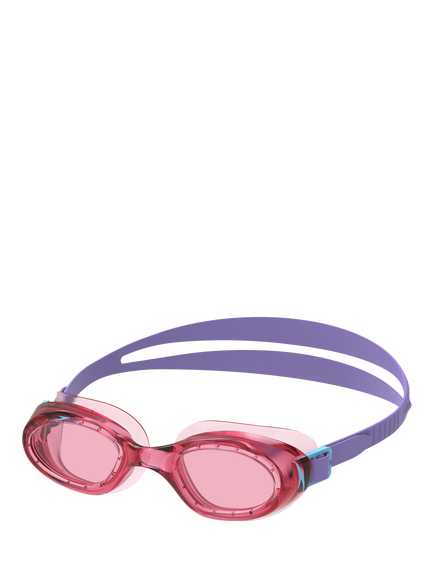 Speedo Kids' Futura Hydrospex Swimming Goggles, Pink, Pink Lemonade/Verm