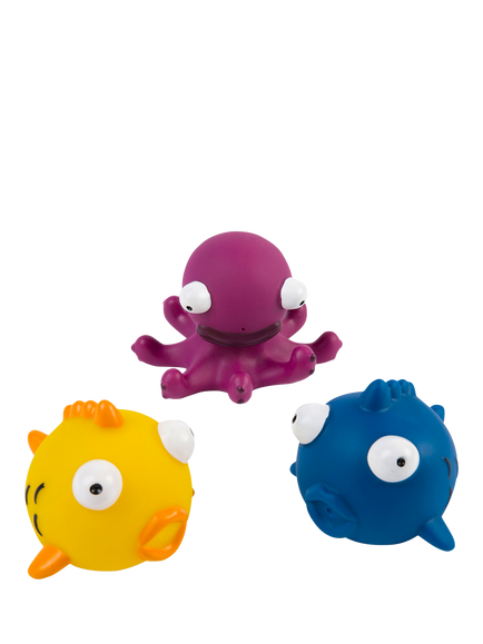 Speedo Kids' Sea Squad Squirty Toys, Purple/Yellow/Blue