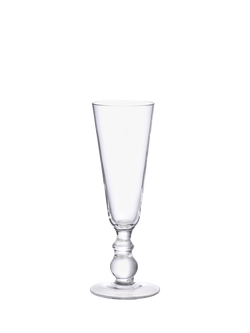 Neptune Greenwich Glass Champagne Flute, Set of 6, 200ml, Clear, Clear