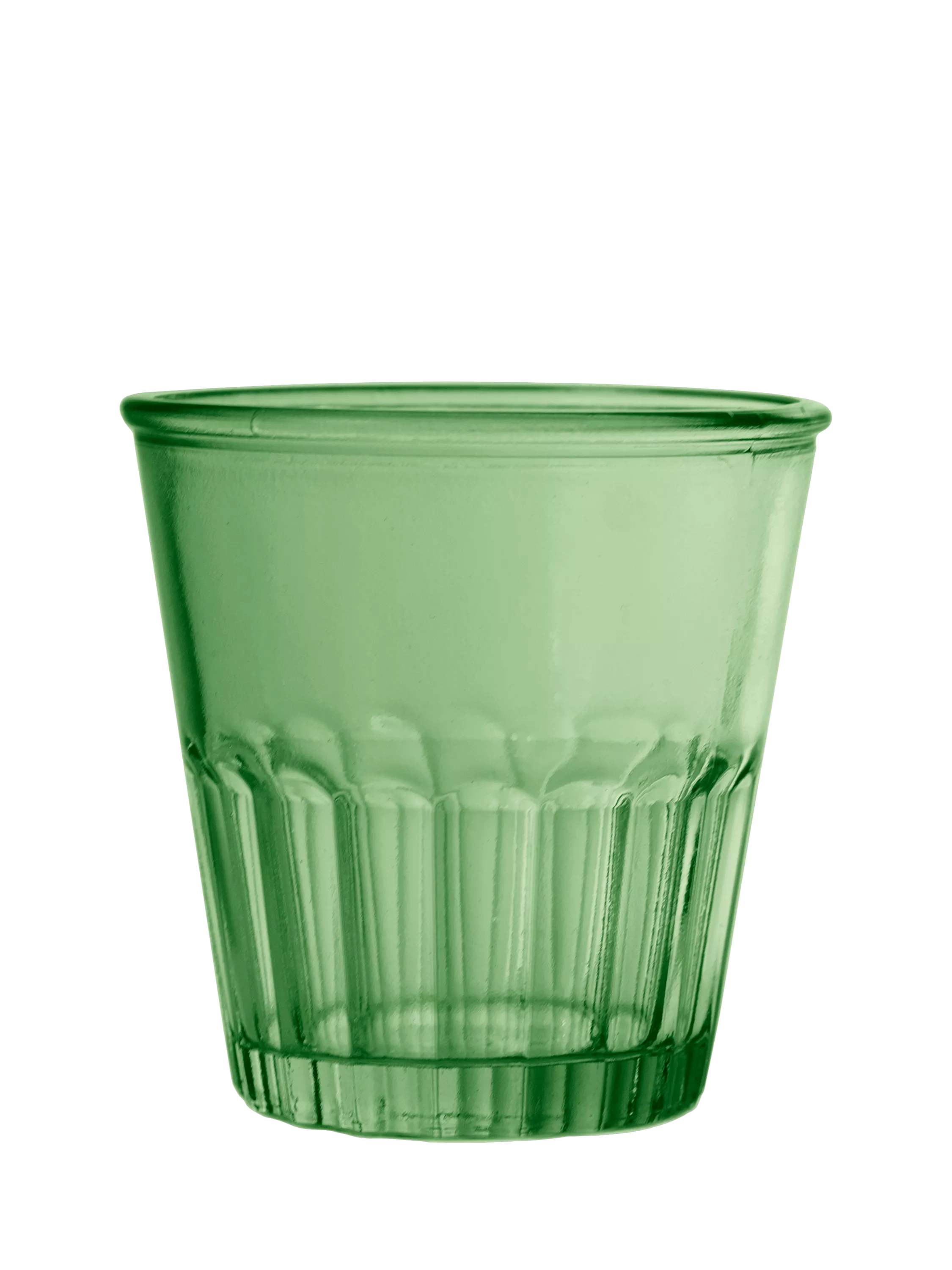 Vidrios San Miguel Ribbed Glass Tumbler, 250ml, Green