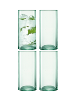 LSA International Canopy Glass Highball, Set of 4, 350ml, Clear