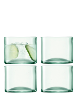 LSA International Canopy Glass Tumbler, Set of 4, 270ml, Clear