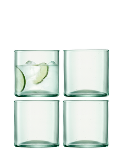 LSA International Canopy Glass Tumbler, Set of 4, 350ml, Clear