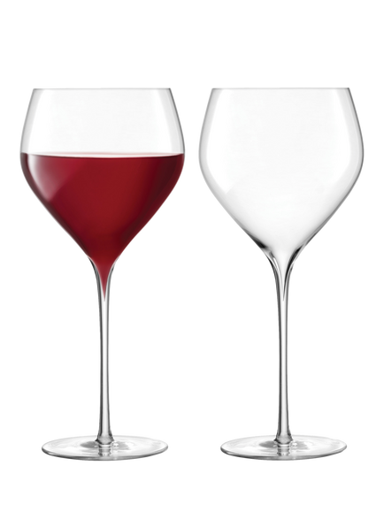 LSA International Savoy Red Wine Glass, Set of 2, 590ml, Clear, Clear