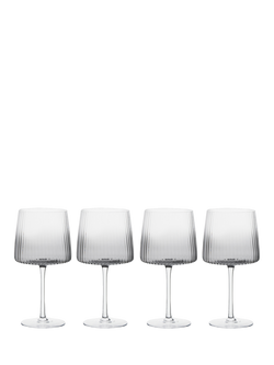Anton Studio Designs Empire Gin Glass, Set of 4, 700ml, Smoke, Clear