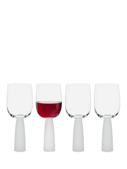 Anton Studio Designs Oslo Wine Glass, Set of 4, 300ml, Frost - view 2, Clear