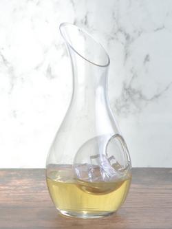 Artland Sommelier White Wine Chilling Glass Decanter, 1.05L, Clear - view 2, Clear