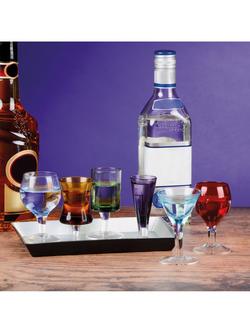 Artland Jewel Tone Cordial & Liqueur Short Stem Glass Set, 7 Piece, Multi - view 2, Multi