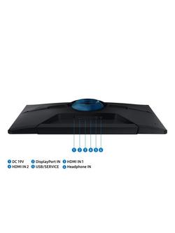 Samsung Odyssey G5 LS32CG510EUXXU Quad HD Gaming Monitor, 32", Black - view 2, Black