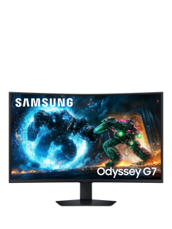 Samsung Odyssey G7 LS37FG756EUXXU 4K UHD Gaming Monitor, 37”, Black, Black