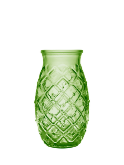 Vidrios San Miguel Pineapple Glass Tumbler, 385ml, Green, Green