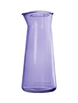 Vidrios San Miguel Horizon Glass Carafe, 1.1L, Purple, Purple