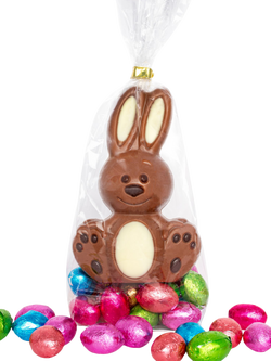 Sweet Me Keep Me Bunny 60g, and Milk Chocolate Eggs, 100g, Multi