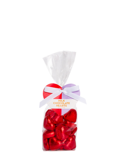 Sweet Me Keep Me Milk Chocolate Foiled Hearts, 150g, Multi