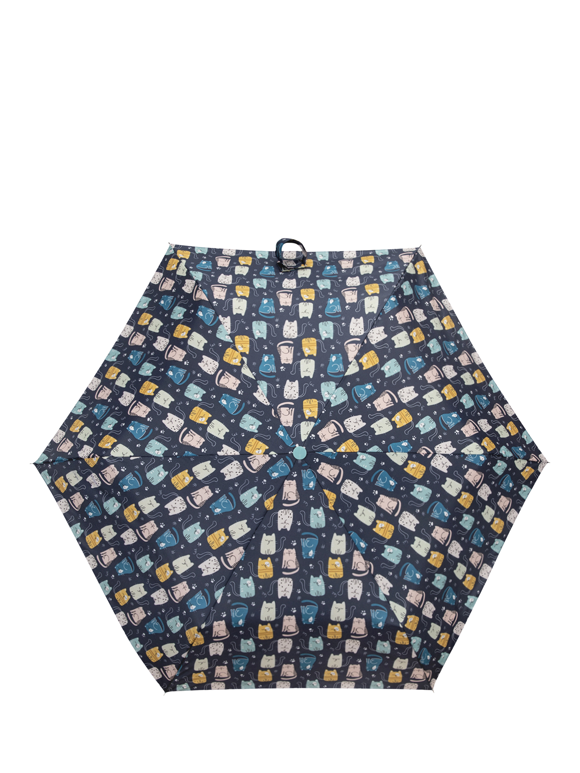 Product image 4 of 5, which shows totes Cat Supermini Umbrella & Matching Shopper Bag, Blue