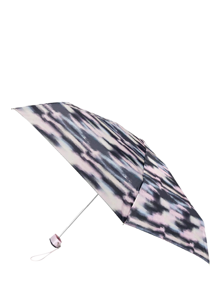totes Compact Flat Striped Clouds Print Umbrella, Multi, Multi