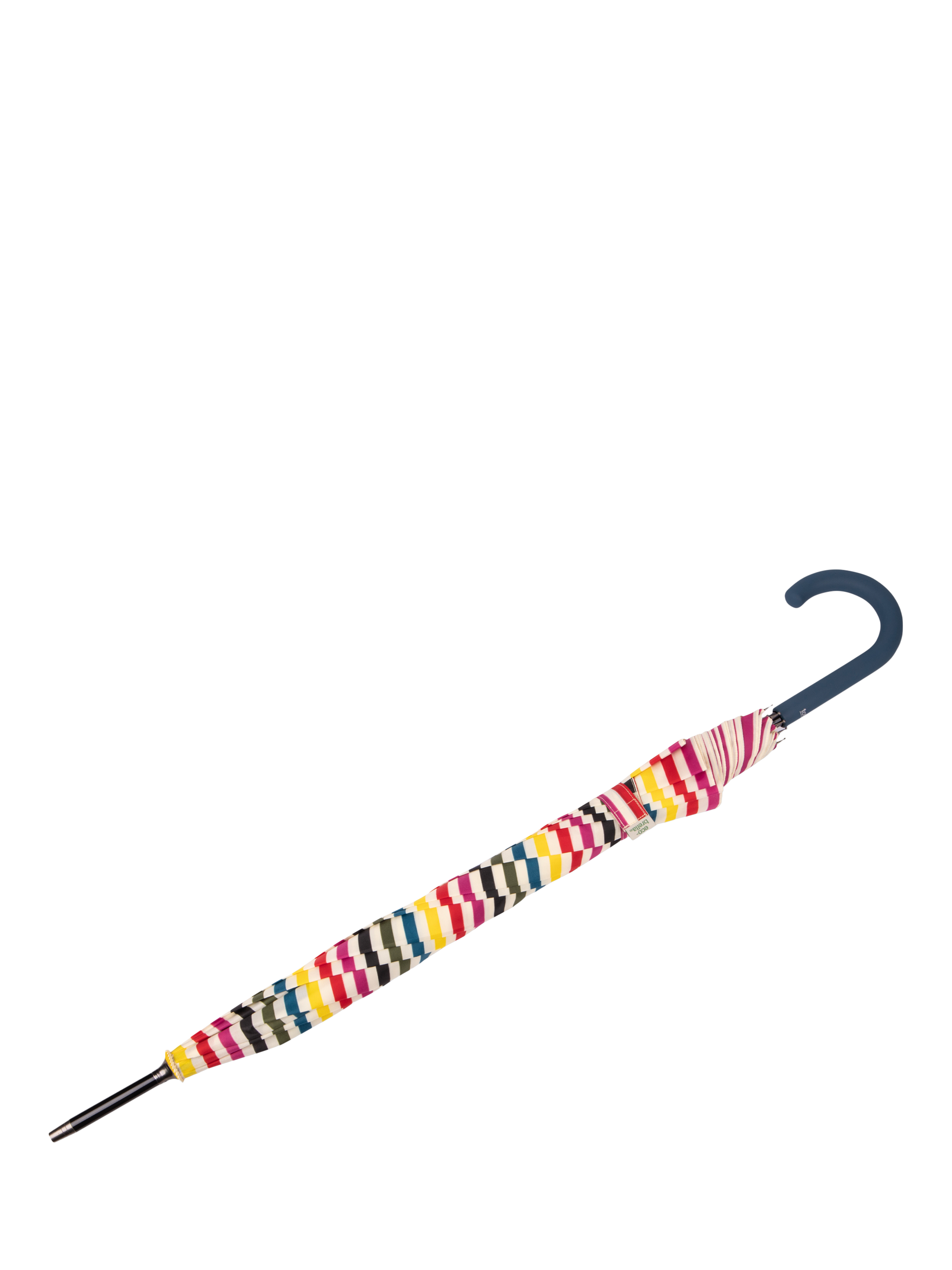 Product image 3 of 4, which shows totes UV Auto Open Walker Stripe Umbrella, Stripe