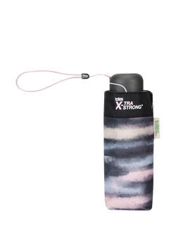 totes X-tra Strong Mini Striped Clouds Print Umbrella, Multi - view 2, Multi