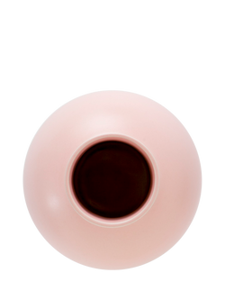 raawii Strøm Large 	Earthenware Vase, H24cm, Coral Blush - view 2, Coral Blush