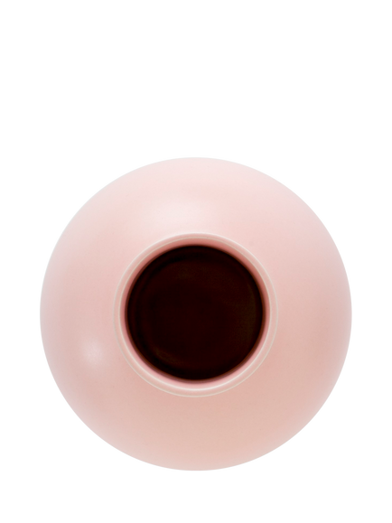 raawii Strøm Large 	Earthenware Vase, H24cm, Coral Blush - view 2, Coral Blush