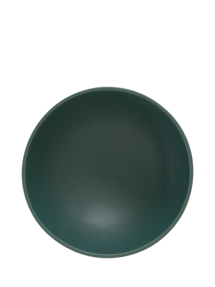 raawii Strøm Medium Earthenware Footed Serve Bowl, 19cm, Green Gables - view 2, Green Gables