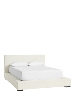 Pottery Barn Carmel Boucle Bed Frame, Ivory, Ivory