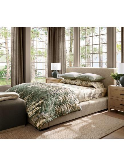Pottery Barn Carmel Boucle Bed Frame, Ivory - view 2, Ivory