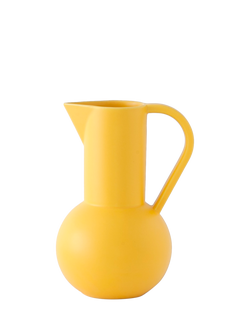 raawii Strøm Large Earthenware Jug, 3L, Freesia, Freesia