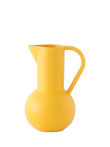 raawii Strøm Large Earthenware Jug, 3L, Freesia, Freesia