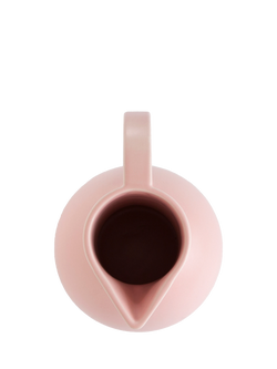 raawii Strøm Medium Earthenware Jug, 1.5L, Coral Blush - view 2, Coral Blush