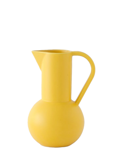 raawii Strøm Medium Earthenware Jug, 1.5L, Freesia, Freesia